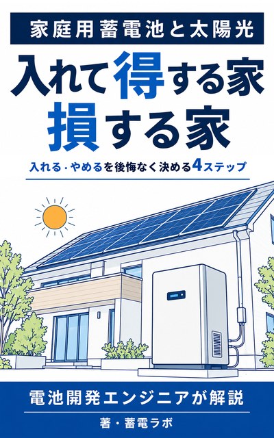 家庭用蓄電池と太陽光、入れて得する家・損する家(Kindle版)